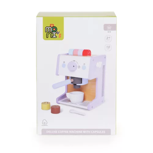 Moni Toys Fajáték fa delux kávéfőző 23xmx14xmx17,5 cm