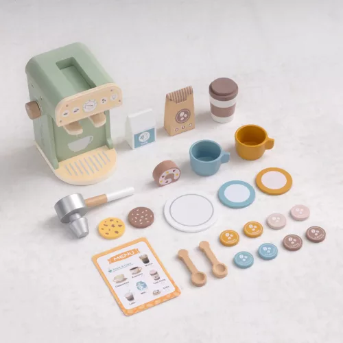 Tooky Toy fajáték kávéfőző pasztel