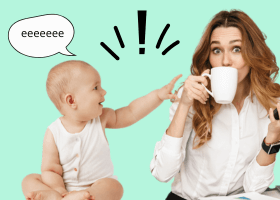 Egy kis pohár kávé a babának? 